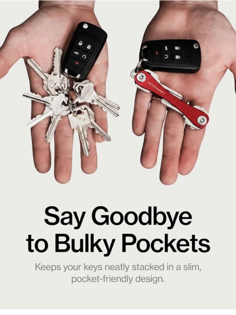 KeySmart Red Compact Key Organizer & Accessory Bundle - Picture 4 of 12